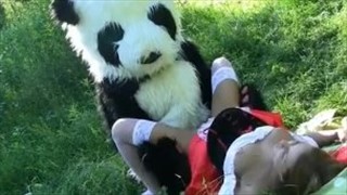Little red riding hood with a panda, Crazy sex