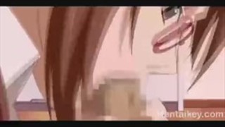 Lunettes rouges à grand décolleté, Redtube