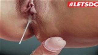 Sperme dans une chatte rose – compilation, Sperme sur la chatte